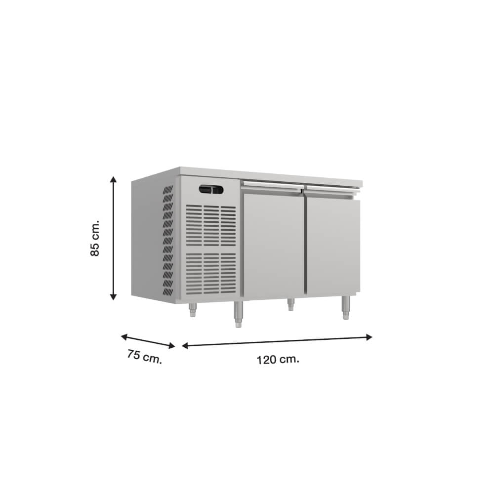 ตู้แช่สเตนเลส SIAM INTERCOOL รุ่น : UC1200F-SS201 ทรงนอน_4